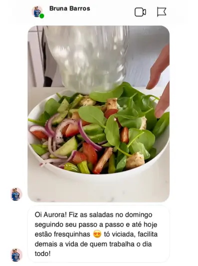 Mensaje de una alumna