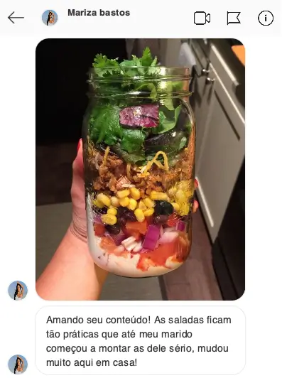 Mensaje de una alumna